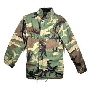 U.S. Military Chemical Protective Suit Coat - Woodland Camo, Size XXX-Small Reg